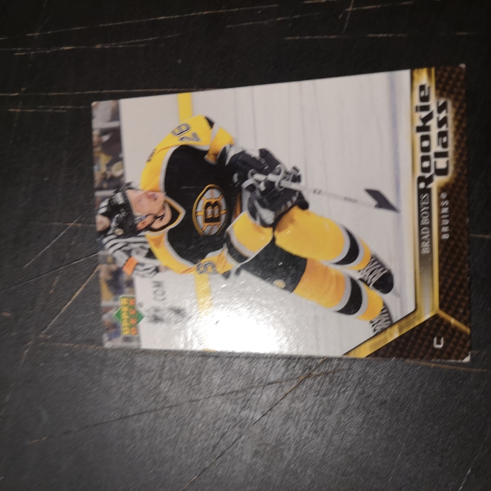 Boston Bruins Rookie Card - Black and Yellow